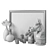 Equestrian Bookend Set 3D model small image 4