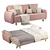 Sleek Grunnarp Sofa: Modern & Versatile 3D model small image 1