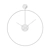 Sleek Time Revolution Wall Clock 3D model small image 3