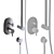 Vitra Concealed Shower Mixers 3D model small image 2