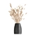 Elegant Dry Flower Bouquet 3D model small image 4