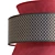 Red Dolkie Lampshade: Modern and Stylish 3D model small image 4