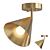 Lampatron RIGEL CH: Modern Cone-shaped Ceiling Lamp 3D model small image 1