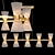 Elegant Elinor Chandeliers 3D model small image 3