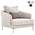 Lebom RONDO Armchair: Stylish Comfort 3D model small image 1