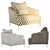 Lebom RONDO Armchair: Stylish Comfort 3D model small image 5
