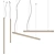 SLIDE Stiletto Pendant Lamp: Sleek and Stylish Illumination 3D model small image 1