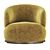  Orbit Armchair: Sleek and Stylish Seating Solution 3D model small image 2
