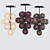 Stellar Grape Pendant: Small Sparkling Elegance 3D model small image 2