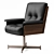 Modern Minotti Daiki Studio Armchair 3D model small image 1