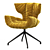 Chic Floral Charm: Cassia B156 Armchair by Bretz 3D model small image 3