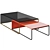 Sleek Nesting Table: Tavolino NIDO by SOVET 3D model small image 2