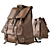 Versatile Travel Backpack 3D model small image 1