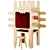 Minimalist Leo Desk by xo-inmyroom 3D model small image 1
