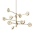 Elegant Domani Alabaster Chandelier 3D model small image 1