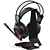 MSI DS502 Gaming Headset with HS01 Stand 3D model small image 4