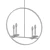 Vintage-inspired Fiorella Chandelier 3D model small image 2