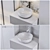 Modern Bathroom Furniture Set 3D model small image 3