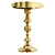 Sleek Aluminum Inart Table 3D model small image 2