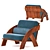 Sleek Arc Chair: Modern Elegance for your Space 3D model small image 3