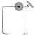 Saturn Sunlit Floor Lamp 3D model small image 2