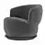 Sleek Orbit Armchair: Modern Elegance for Any Space 3D model small image 4