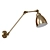 Industrial Wall Lamp with Switch 3D model small image 2