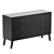 Modern 6-Drawer Dresser by Mercury Row 3D model small image 1