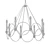 Elegant Circle Chandelier 3D model small image 2