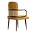 Rattan Dining Chair: Premium Quality & Stylish Design 3D model small image 2