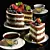  Honey Cake 3D Model 3D model small image 1