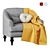 Belva Armchair: Stylish and Comfortable 3D model small image 1