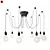 DIY Art Spider Chandelier: Modern Nordic Vintage 3D model small image 1