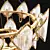 Sleek Nordic Chandelier 3D model small image 3