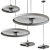 Sleek Disk Pendant Light 3D model small image 2