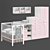 Småstad Opphus Children Furniture Set 3D model small image 3