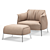 Luxury Italian Armchair: Archibald Gran Comfort 3D model small image 4