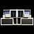 Sleek Modern Home Design 3D model small image 4