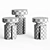 Elegant Tobias Stools: Concrete, Ebony 3D model small image 8