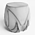 Modern Geometry: Holly Hunt Owl Side Table 3D model small image 6