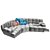 Cloud 7: Stylish Modern Modular Sofa 3D model small image 1