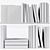 Stackable Book Set 07: Premium 3D Model 3D model small image 4