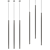 Sleek Tube Pendant Lamp 3D model small image 2