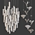 Luxury Crystal Ceiling Light 3D model small image 4