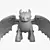 Night Fury: Low Poly Dragon 3D model small image 2
