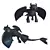 Night Fury: Low Poly Dragon 3D model small image 5