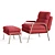 Ausia Comfort Recliner Set 3D model small image 2
