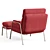 Ausia Comfort Recliner Set 3D model small image 3
