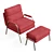 Ausia Comfort Recliner Set 3D model small image 5