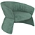 Modern Elegance: Swale High Armchair 3D model small image 5